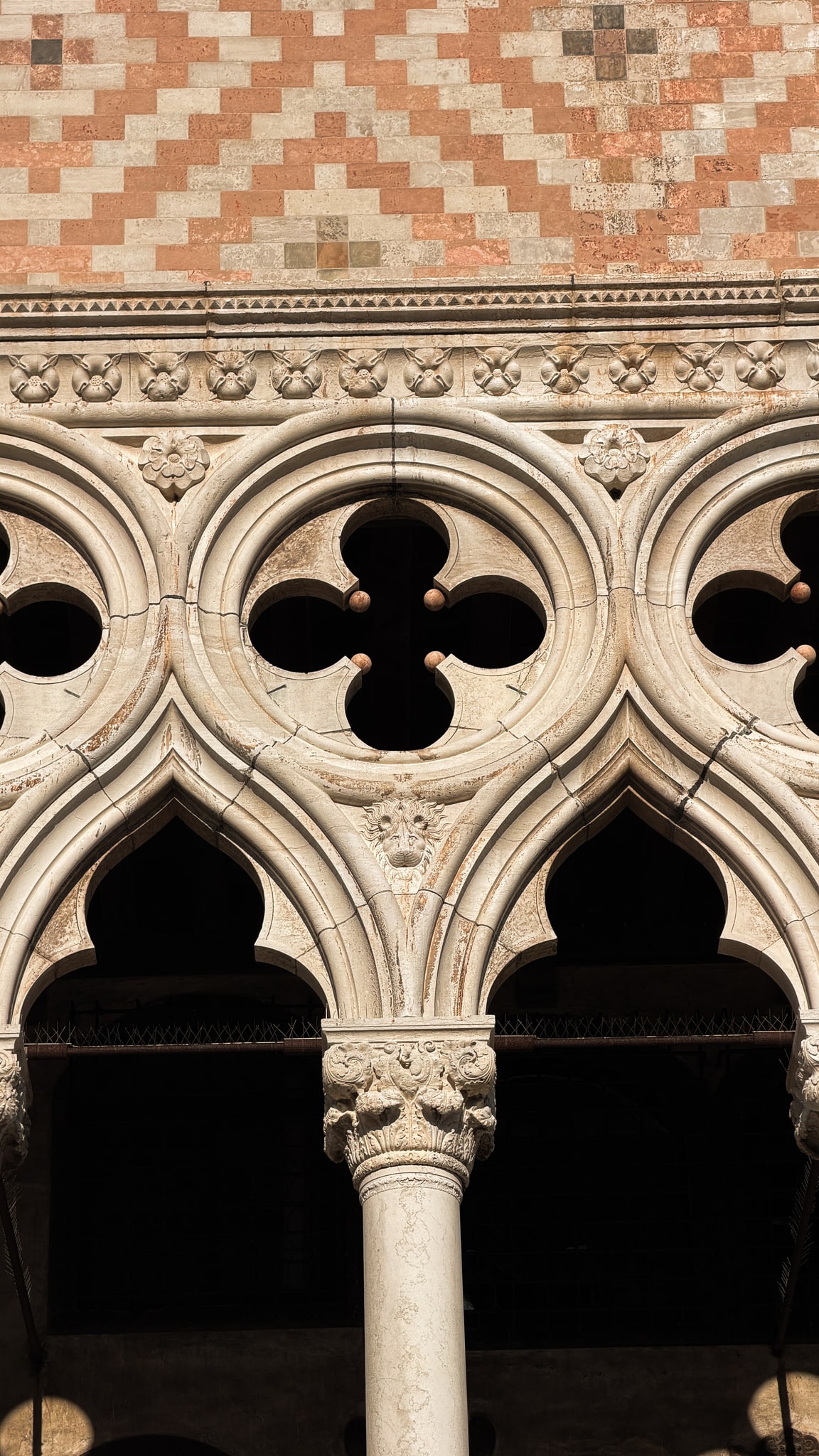 Stone tracery and the rhythm of a façade.